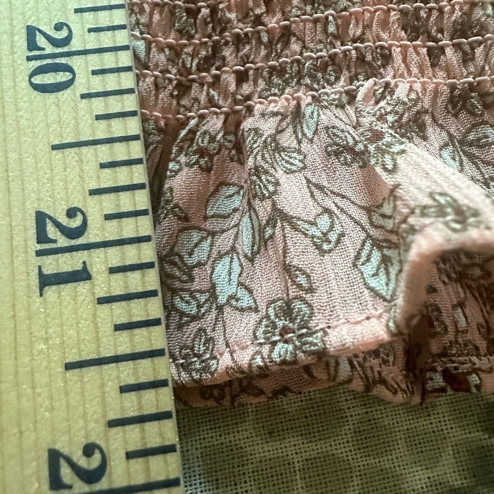 New Ann Taylor Loft Women’s Petite XS Floral Ruffle Blouse W/Camisole - Picture 8 of 10